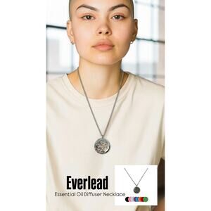 Everlead Stainless Necklace Essential Oil Diffuser NWT X000VTAWKJ